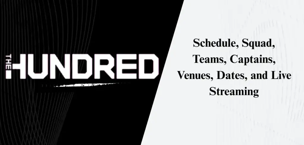 The Hundred Men's Competition 2025 schedule
