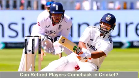 can retired players comeback in cricket?