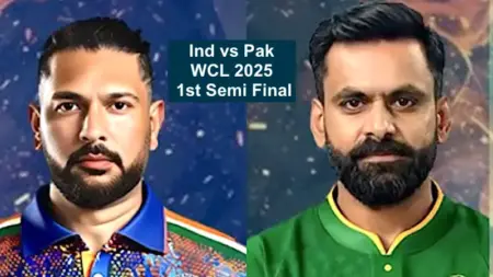 India vs Pakistan Champions WCL 2025 1st Semi Final Match