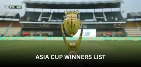 Asia Cup Winners List (From 1984 to 2025)