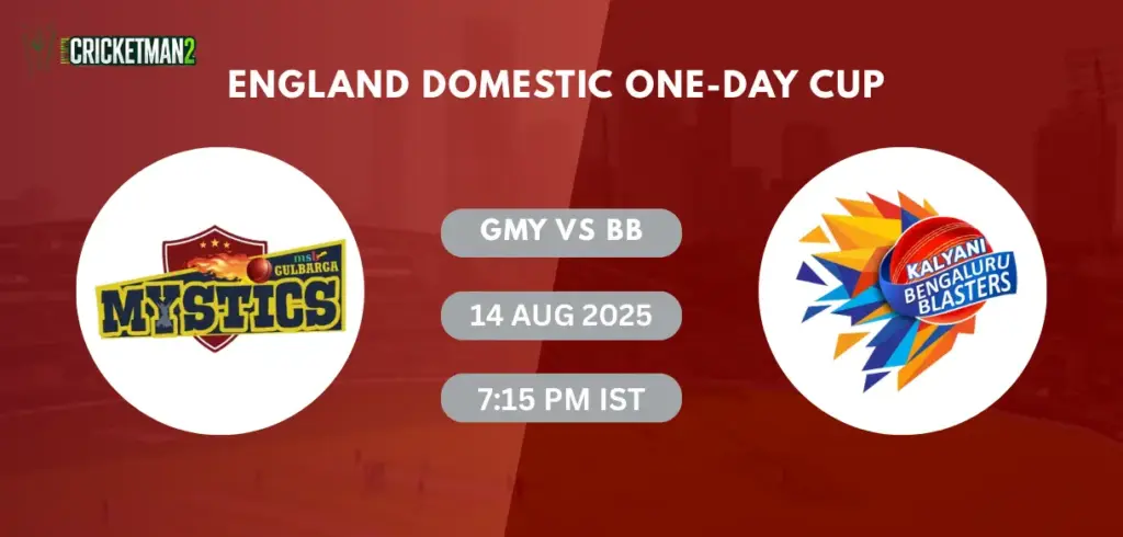 GMY vs BB dream11 prediction