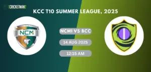 NCMI vs BCC Dream11 Prediction Today (14 Aug 2025): Match 25 – Fantasy Cricket Tips, Playing XI & Match Preview – Kuwait T10 Summer League