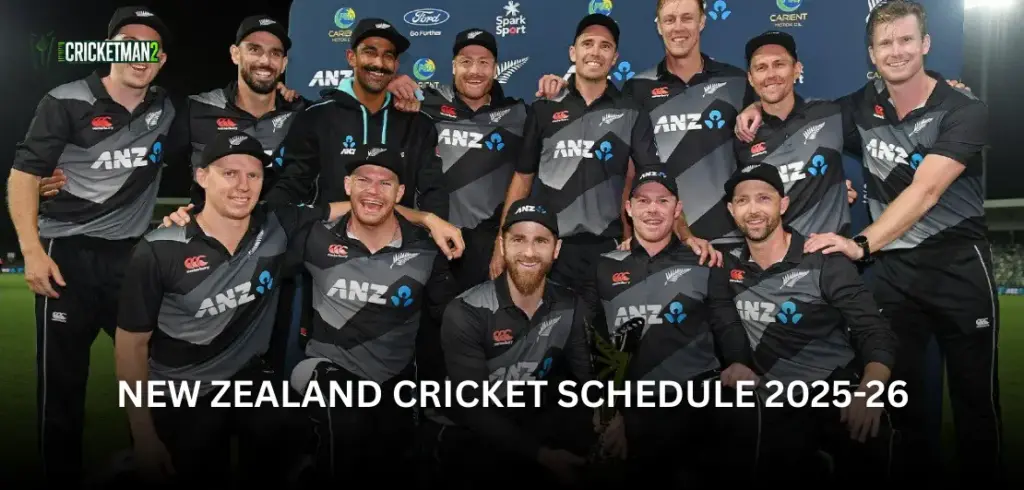 New Zealand Cricket Schedule 2025-26: Upcoming Next Match, Home Fixtures & ICC Events
