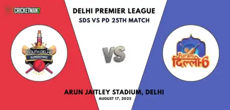 SDS VS PD Match 25 Dream11 Team Prediction, Delhi Premier League 2025: Fantasy Cricket Tips, Captain & Vice-Captain Choices, Playing XI & Live Updates 