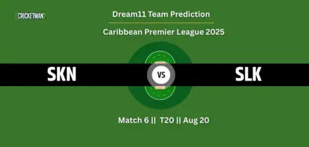 SKN vs SLK Match 6 Dream11 Team Prediction, Caribbean Premier League 2025: Fantasy Cricket Tips, Captain & Vice-Captain Choices, Playing XI & Live Updates