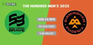SOB VS BPH Match 7 Dream11 Team Prediction, The Hundred Men’s Competition 2025: Fantasy Cricket Tips, Captain & Vice-Captain Choices, Playing XI & Live Updates
