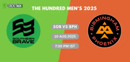 SOB VS BPH Match 7 Dream11 Team Prediction, The Hundred Men’s Competition 2025: Fantasy Cricket Tips, Captain & Vice-Captain Choices, Playing XI & Live Updates