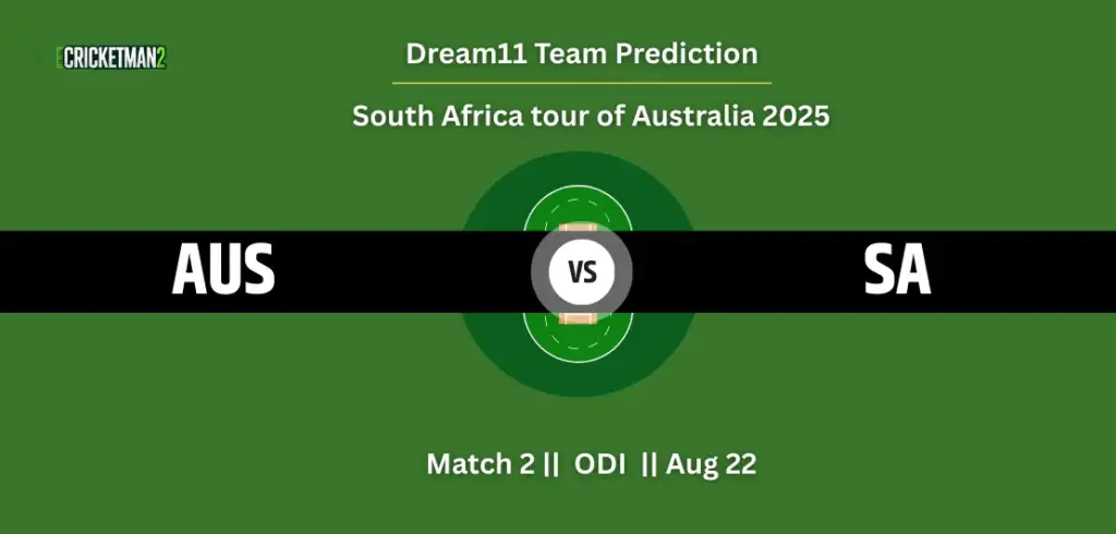AUS VS SA 2nd ODI Dream11 Team Prediction, South Africa tour of Australia 2025: Fantasy Cricket Tips, Captain & Vice-Captain Choices, Playing XI & Live Updates