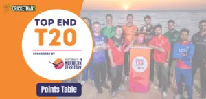 Top End T20 Series 2025: Points Table and Match Results
