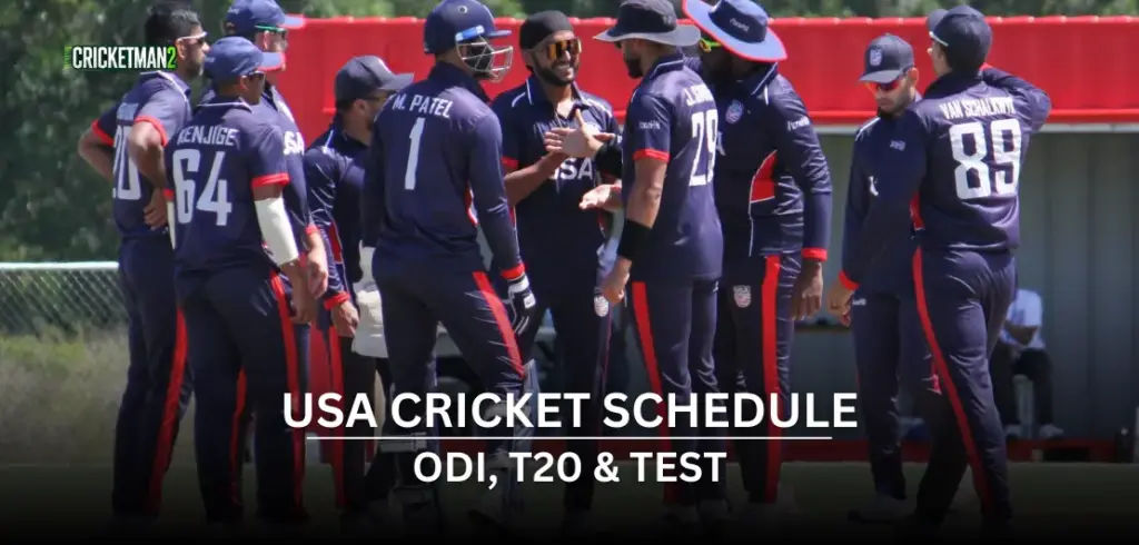 United States of America (USA) Cricket Schedule 2025-26: Upcoming Matches, Home Fixtures & ICC Events