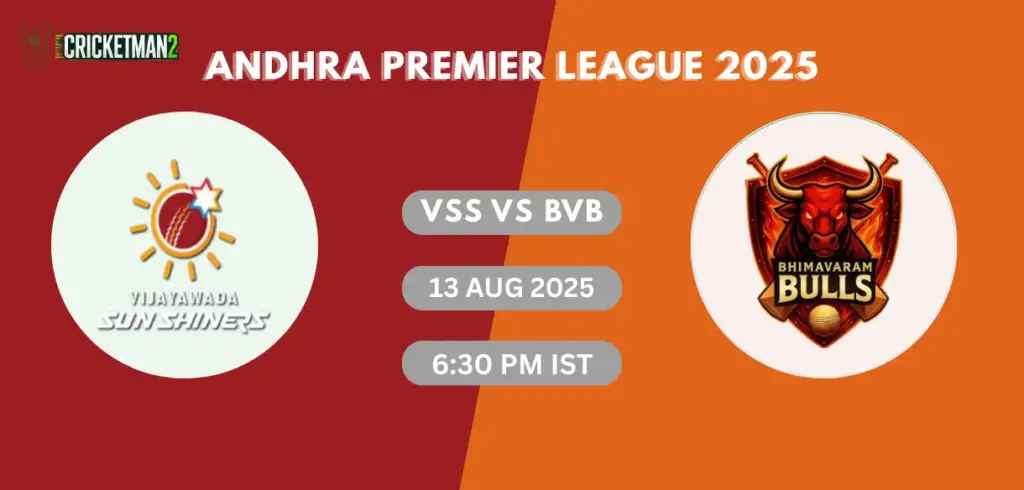 VSS vs BVB Dream11 Prediction Today (13 Aug 2025): Match 11 – Fantasy Cricket Tips, Captain & Vice-Captain Choices, Playing XI – Andhra Premier League 2025
