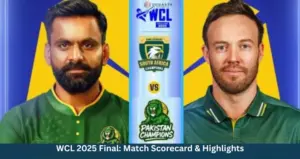WCL 2025 Final Scorecard