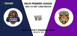WDL VS NDT Match 23 Dream11 Team Prediction, Delhi Premier League 2025: Fantasy Cricket Tips, Captain & Vice-Captain Choices, Playing XI & Live Updates