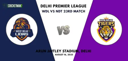 WDL VS NDT Match 23 Dream11 Team Prediction, Delhi Premier League 2025: Fantasy Cricket Tips, Captain & Vice-Captain Choices, Playing XI & Live Updates