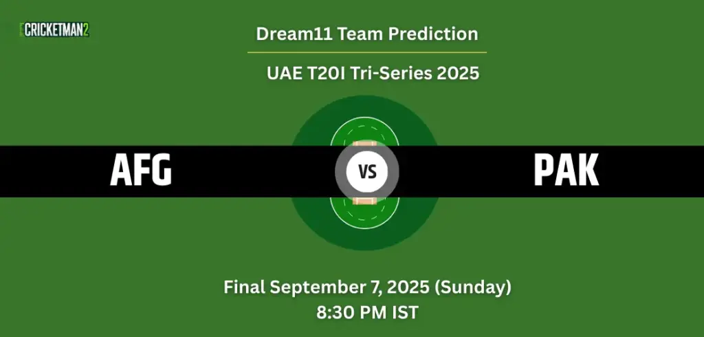 AFG VS PAK Dream11 Prediction