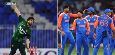 Abrar Ahmed vs India stats and record