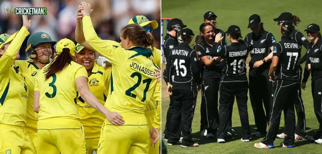 Australia Womens National Cricket Team vs New Zealand Womens National Cricket Team Players, Timeline