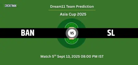 BAN vs SL Dream11 Prediction