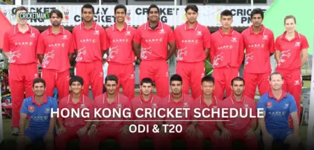 Hong Kong Cricket Schedule 2025-26: Upcoming Next Match, Home Fixtures & ICC Events