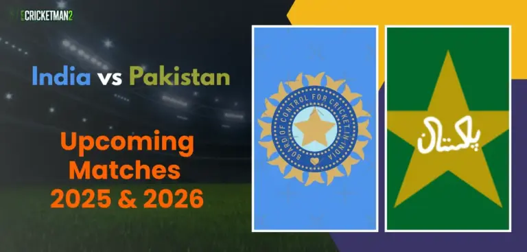 India vs Pakistan Upcoming Matches