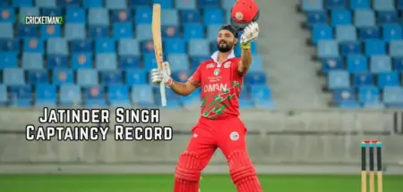 Jatinder Singh Captaincy Record in Test, ODI, & T20I (All Formats)