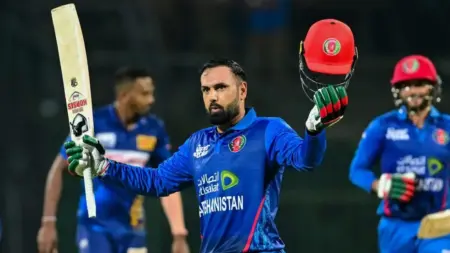 Mohammad Nabi Hits 5 Sixes in an Over, Afghanistan Score 169 vs Sri Lanka