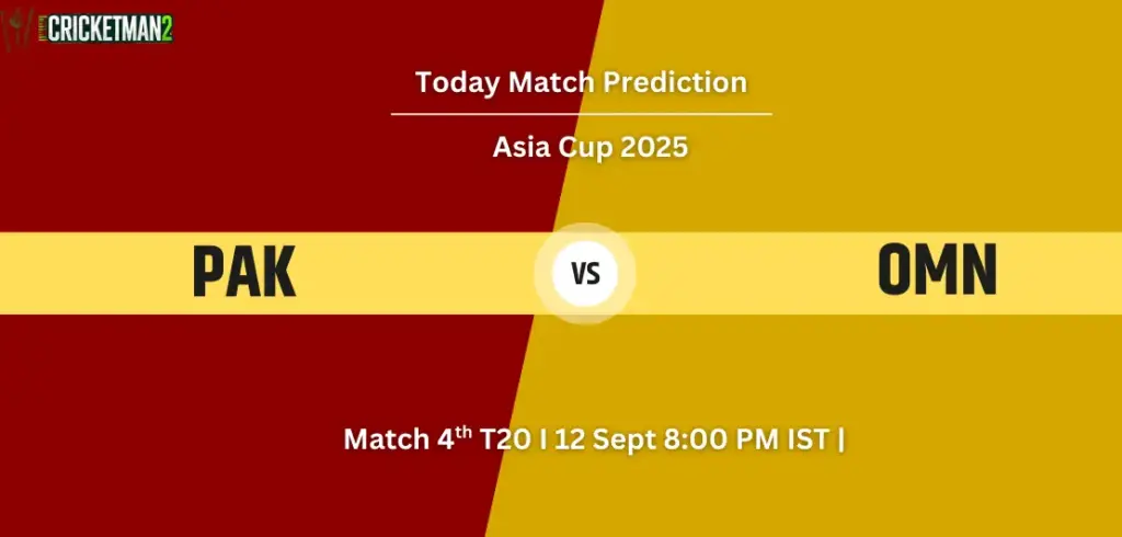 Pakistan vs Oman Match Prediction