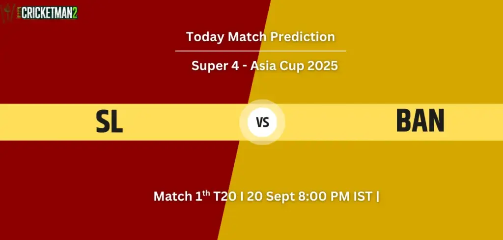 SL VS BAN Dream11 Prediction