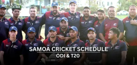 Samoa Cricket Schedule 2025-26: Upcoming Next Match, Home Fixtures & ICC Events