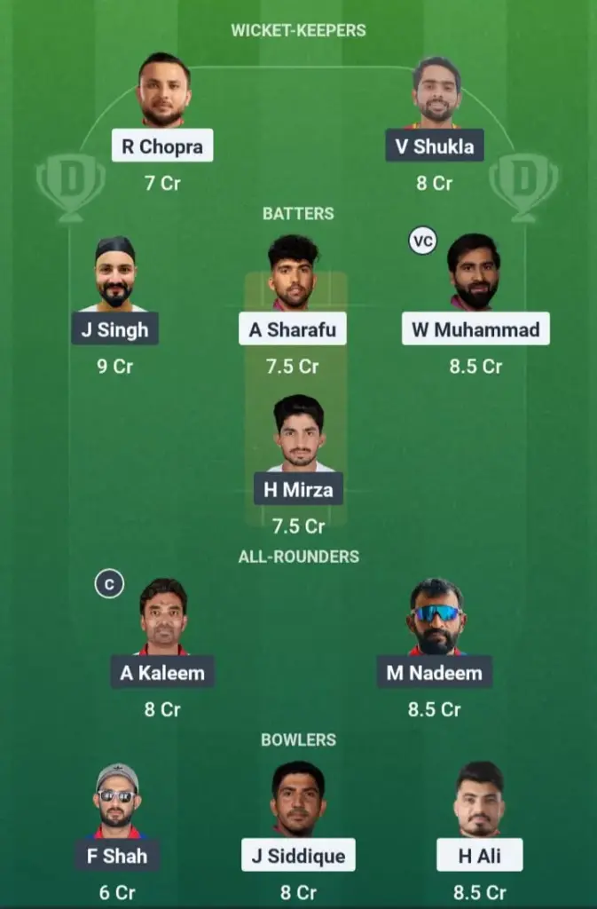 UAE VS OMN Grand League Team