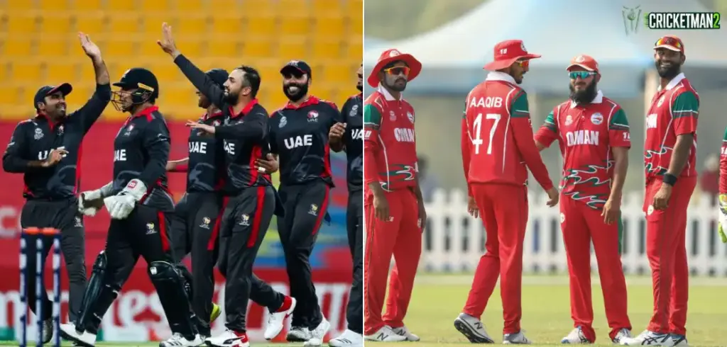 UAE National Cricket Team vs Oman National Cricket Team Players, Timeline, Standings