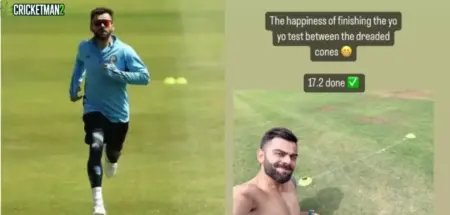 virat-kohli yo yo test record