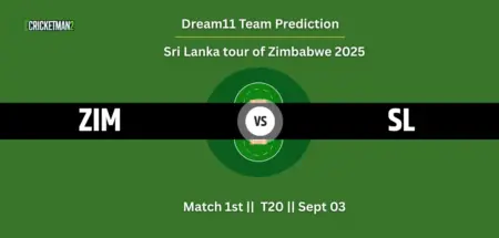 ZIM VS SL 1st T20I Dream11 Team Prediction, Sri Lanka tour of Zimbabwe 2025: Fantasy Cricket Tips, Captain & Vice-Captain Choices, Playing XI & Live Updates