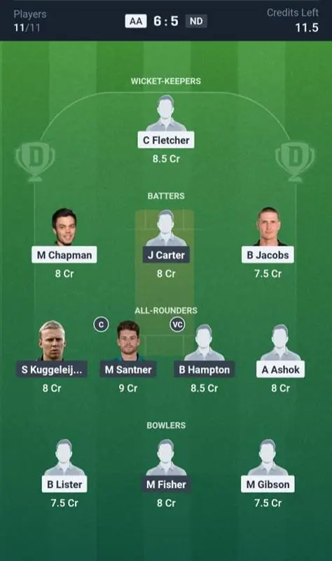 AA VS ND Small League Team