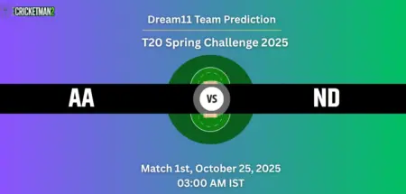 AA vs ND Dream11 Prediction
