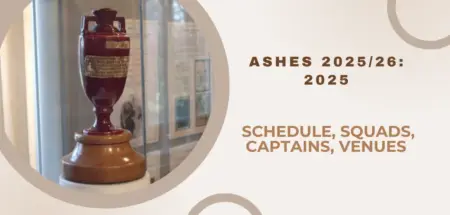 Ashes 2025-26: Schedule