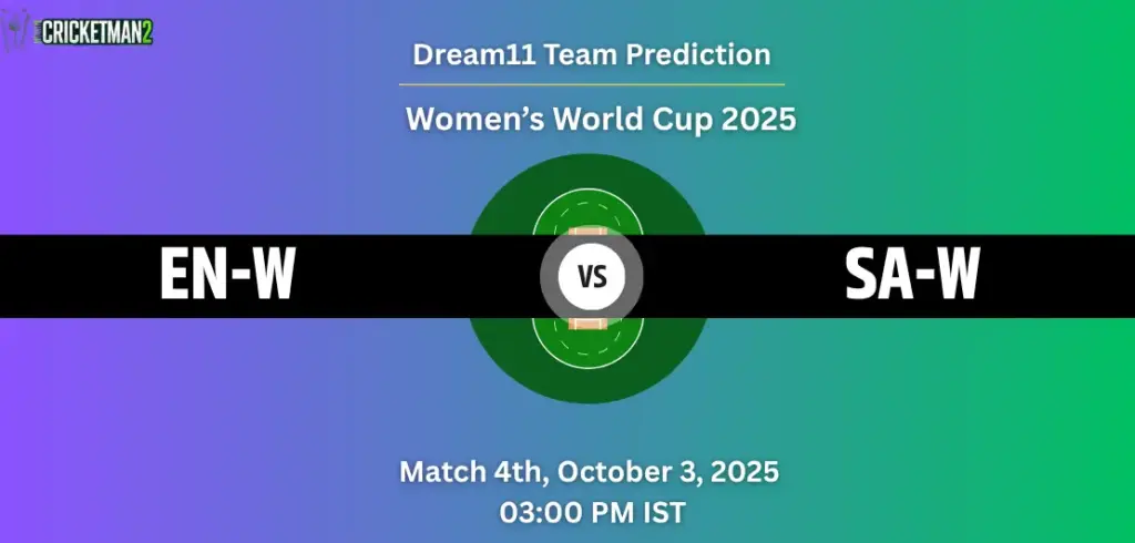 EN-W vs SA-W Dream11 Prediction