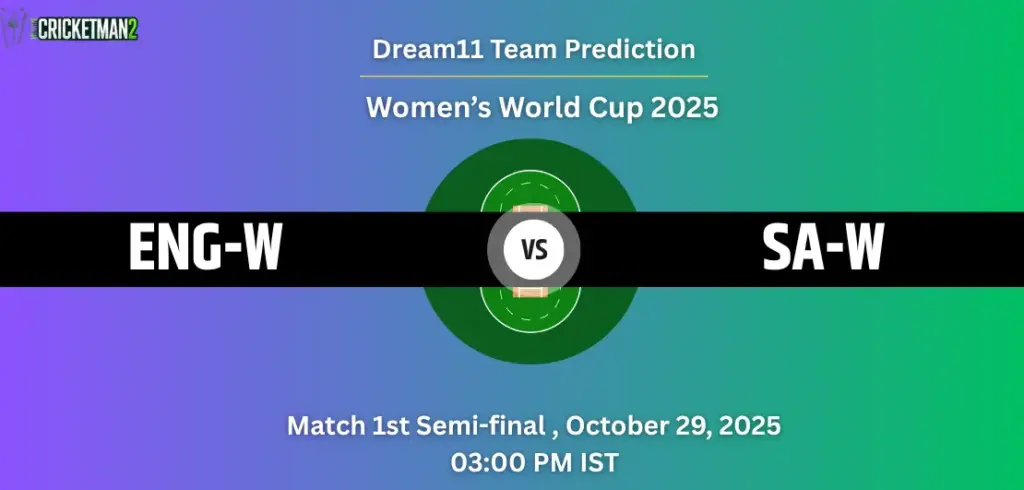 ENG-W vs SA-W Dream11 Prediction