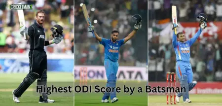 Highest ODI Score by a Batsman list