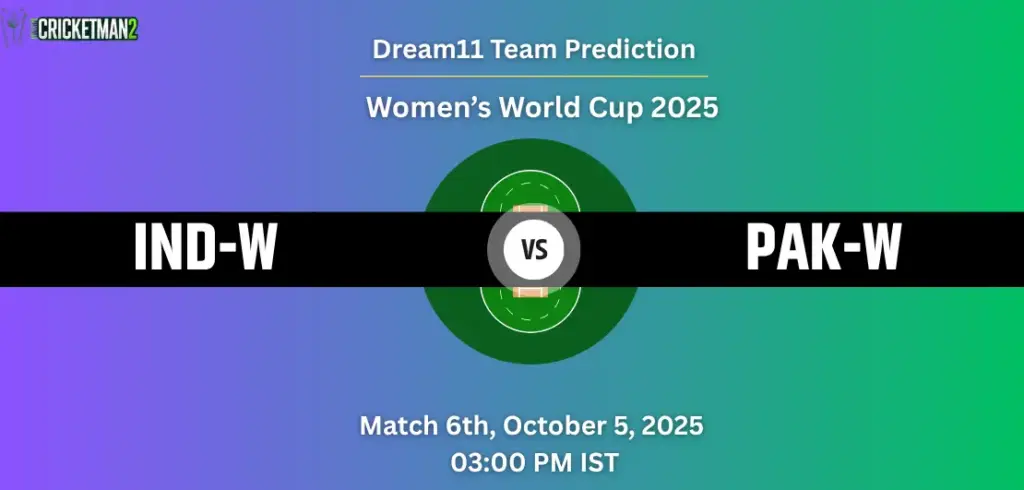 IND-W vs PAK-W Dream11 Prediction