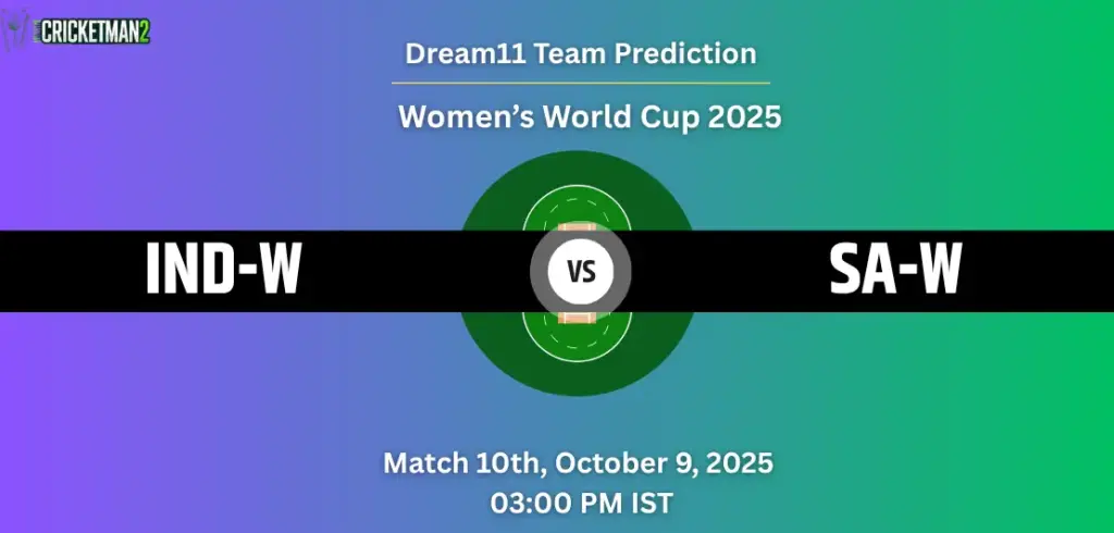 IND-W vs SA-W Dream11 Prediction