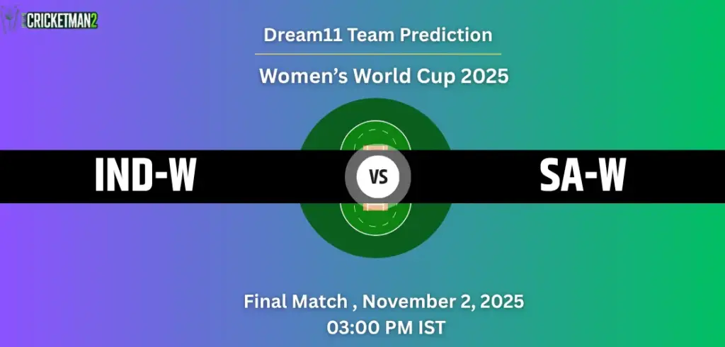IND-W vs SA-W Dream11 Prediction