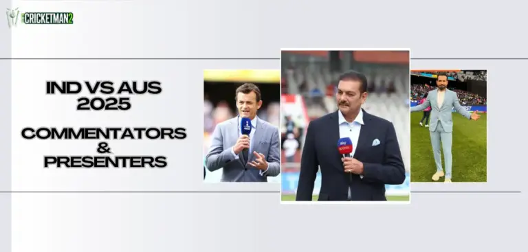 India vs Australia 2025 Commentators