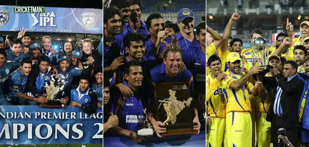 IPL Trophy Winners List