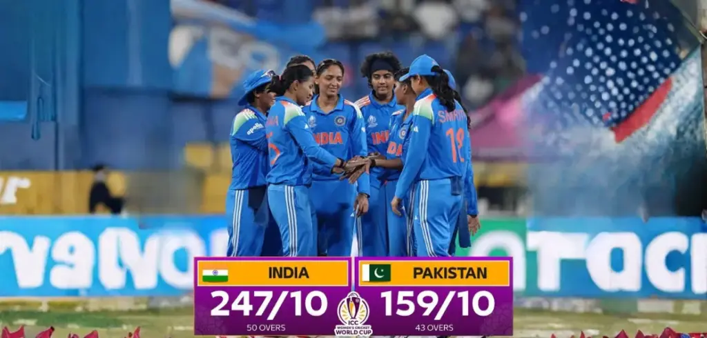 India Women vs Pakistan Women India Win by 88 Runs
