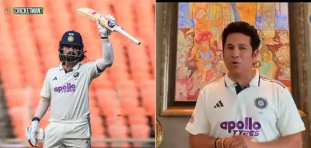 KL Rahul Shines in Ahmedabad Test, Fans Steal the Spotlight