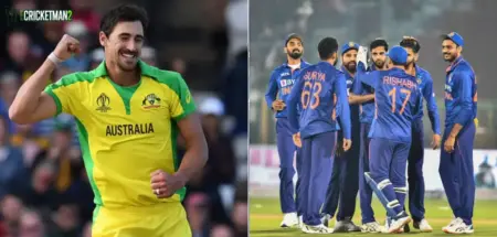 Mitchell Starc vs India