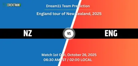 NZ vs ENG Dream11 Prediction Today 1st ODI Match: Fantasy Cricket Tips, Captain & Vice-Captain Choices, Playing XI – New Zealand vs England ODI Series 2025