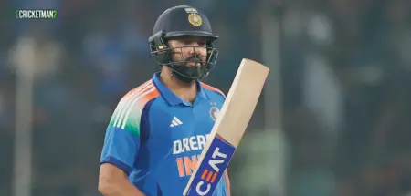 Rohit Sharma Brings Up Gritty Fifty in Adelaide