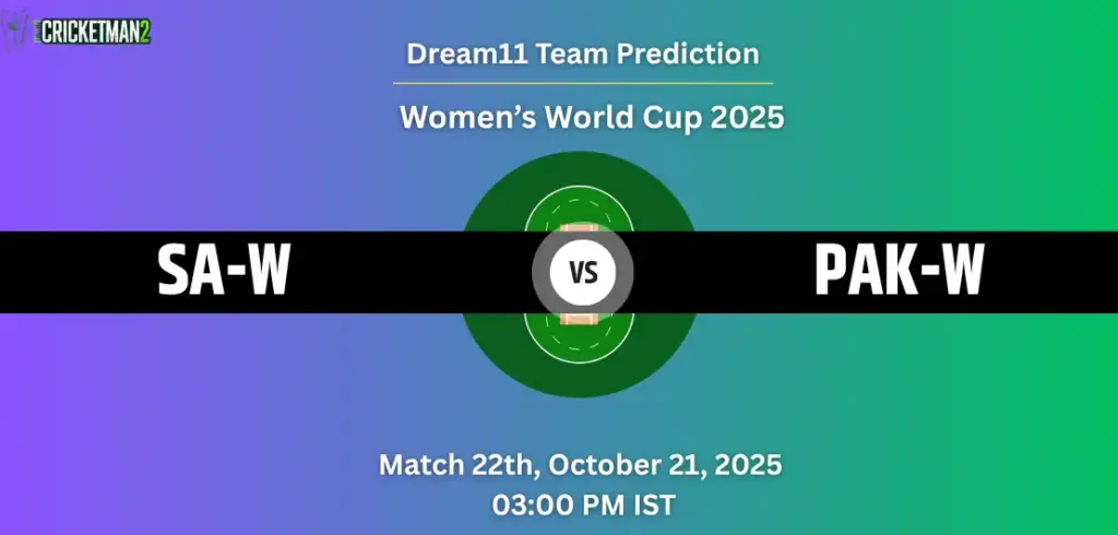 SA-W vs PAK-W Dream11 Prediction